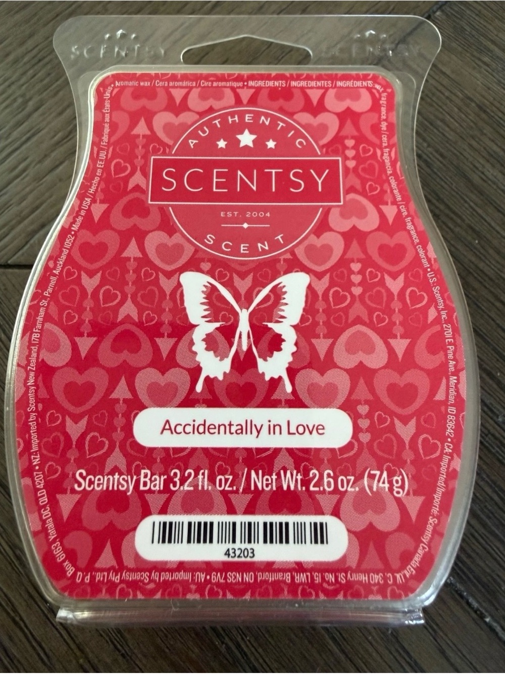Scentsy Accidentally in Love Wax Bar